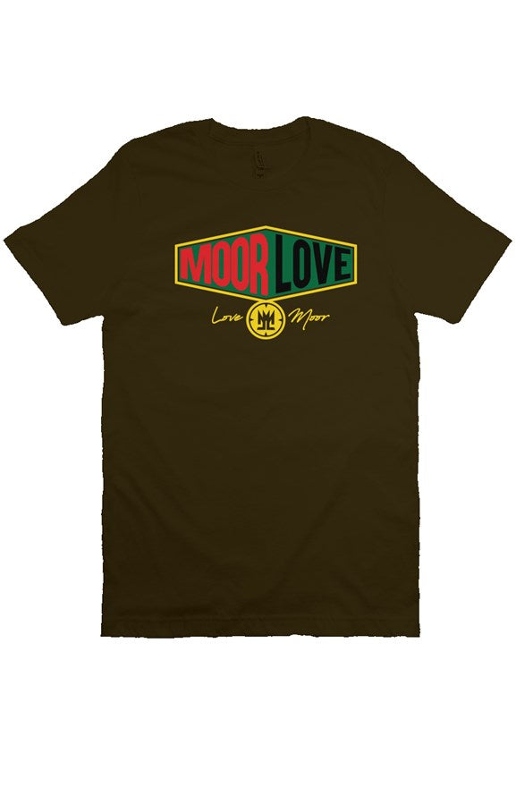 MLLM Loyal Tee brown/gold 3D chest art