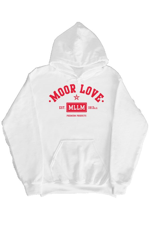 MLLM Athletics Classic white/red pullover hoody (p