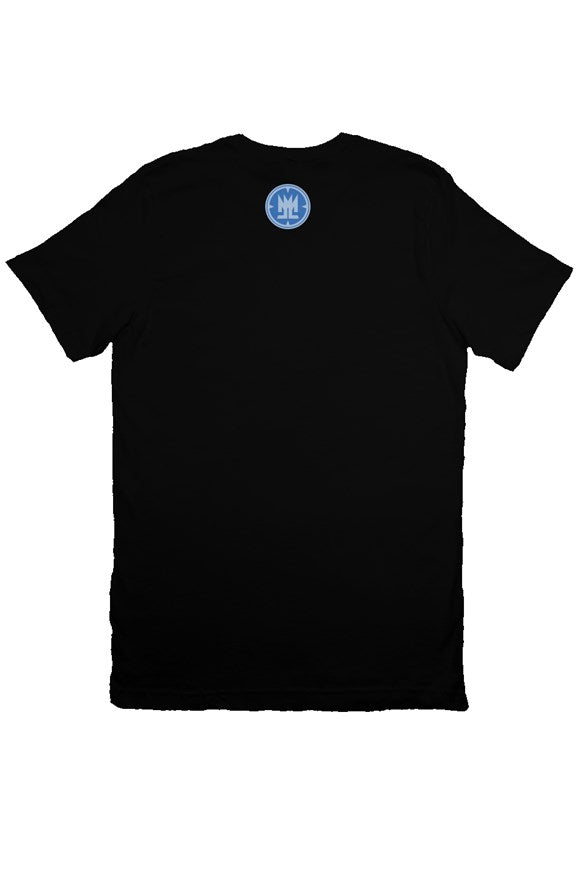 Moor Love Love Moor Tee (black and Columbia Blue)