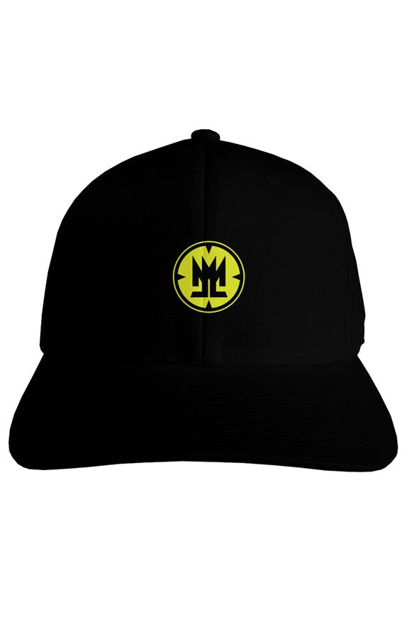 MLLM fitted cap (black with yellow and black Crown Logo)
