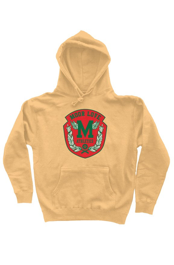 Moor Love Athletics Crest hoodie (peach)